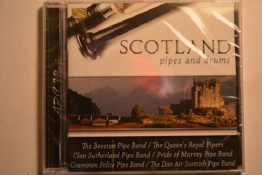 V/A (Various Artists) - Scotland - pipe and drums (W/Queen's Royal Pipers/Beeston Pipe Band/A.O. CD)