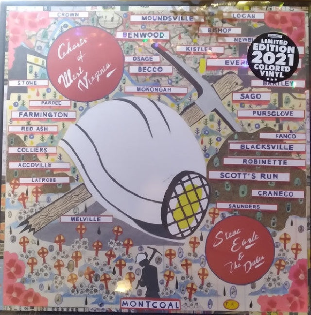 Steve Earle & The Dukes - Ghosts of west virginia (.. West Virginia / Blue & Black Vinyl, Coloured Vinyl LP)