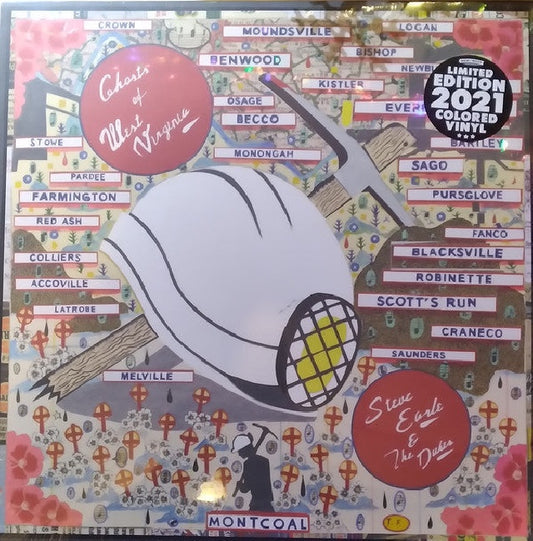 Steve Earle & The Dukes - Ghosts of west virginia (.. West Virginia / Blue & Black Vinyl, Coloured Vinyl LP)
