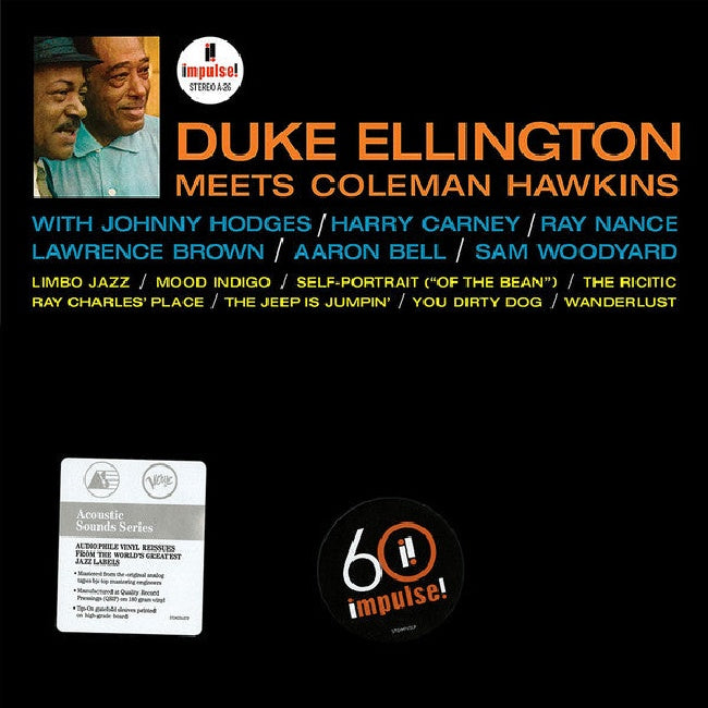 Ellington, Duke - Meets coleman hawkins (.. Coleman Hawkins / Acoustic Sounds / 180gr., High Quality, Gatefold Sleeve LP)