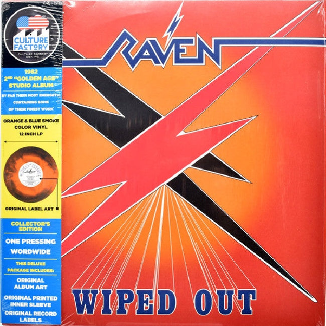 Raven - Wiped out (Blue Smoke Vinyl, Coloured Vinyl LP)