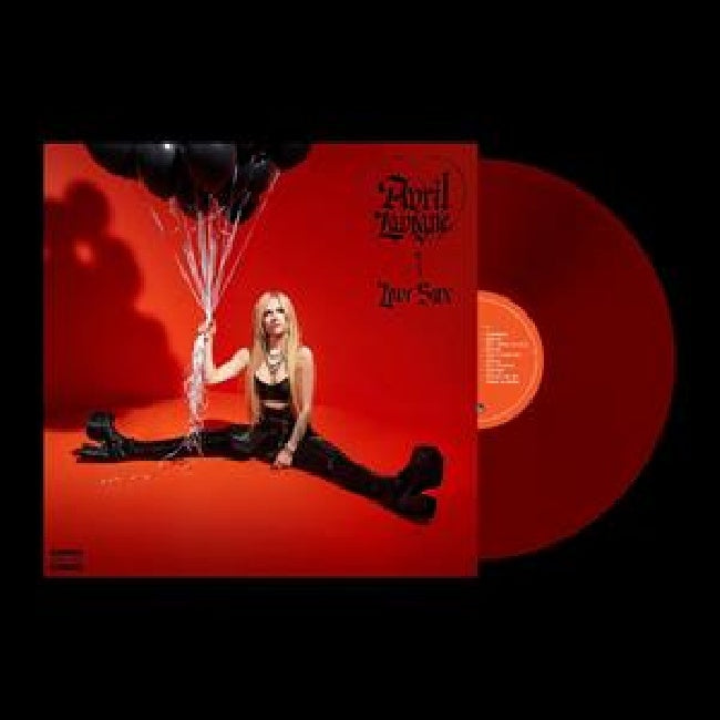 Lavigne, Avril - Love sux (Transparent Red Vinyl, Transparent, Coloured Vinyl LP)
