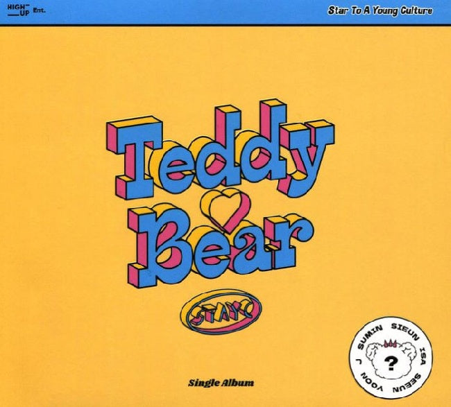 Stayc - Teddy bear (4th Single, Digipak CD)