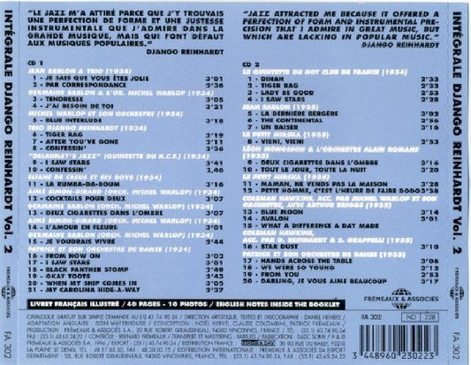 Django Reinhardt - Integrale vol.2: i saw stars 1934-1935 (CD)