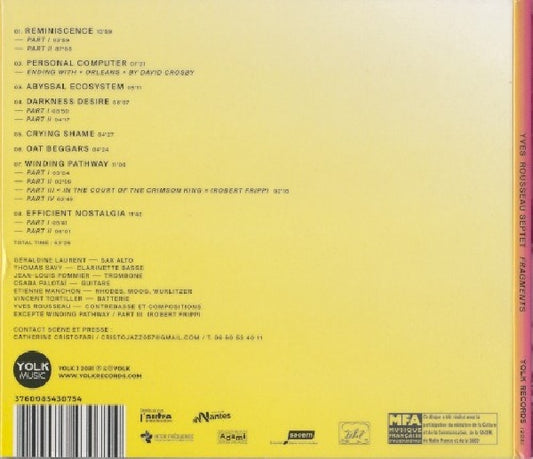 Yves Rousseau -septet- - Fragments (CD)