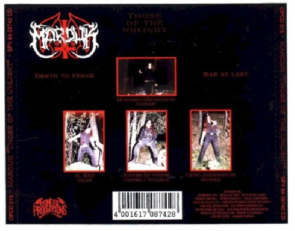 Marduk - Those of the unlight (Swedish Black Metal CD)