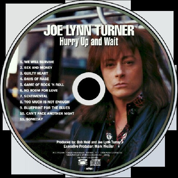Joe Lynn Turner - Hurry up and wait (Ex-Deep Purple, Ex-Rainbow CD)