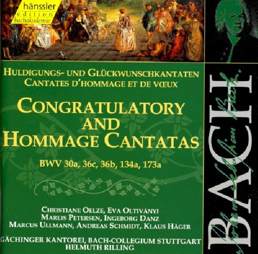 Johann Sebastian Bach - Secular vocal works (W/Gachinger Kantorei Stuttgart, Helmuth Rilling, Bach-C CD)