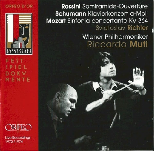 Rossini/schumann/mozart - Seramide overture/piano concerto (Wiener Philharmoniker/Riccardo Muti CD)