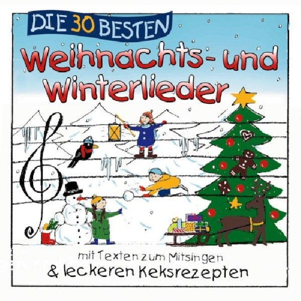 Simone/karsten Gluck & Die Kita Sommerland -frosche - Die 30 besten weihnachts & winterlieder (CD)