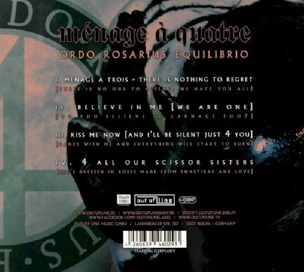 Ordo Rosarius Equilibrio - Menage a quatre (Digipak CD)