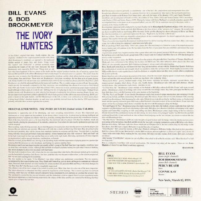 Bill Evans - Ivory hunters (180gr., High Quality LP)