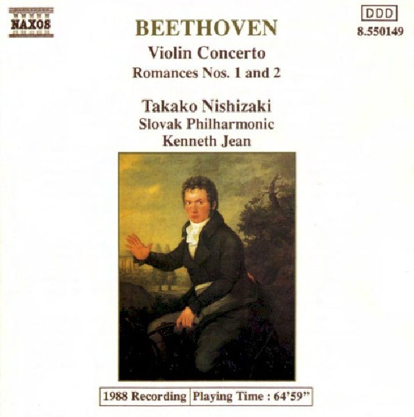 Ludwig Van Beethoven - Violin concerto romances (Nishizaki/Slovak Philharmonic/Jean CD)