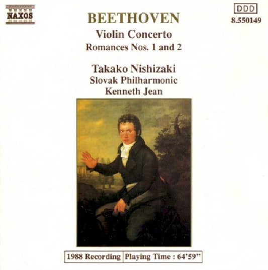 Ludwig Van Beethoven - Violin concerto romances (Nishizaki/Slovak Philharmonic/Jean CD)