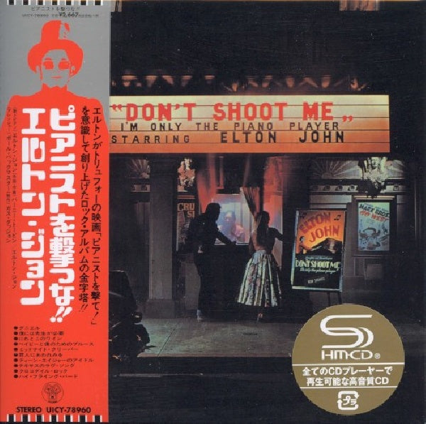 Elton John - Don't shoot me i'm only the piano player (.. I'm Only the Piano Player / Japan Import, Shm-CD, Jpn-Imp. Ltd Cardboard Sleeve CD)