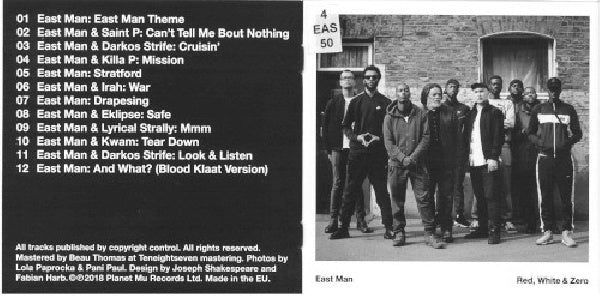 East Man - Red, white & zero (CD)