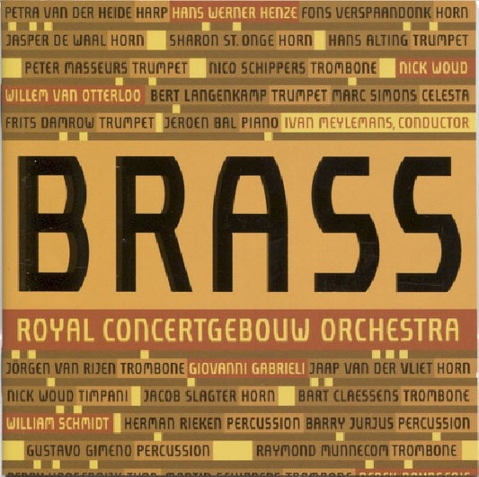 Royal Concertgebouw Orchestra - Brass of the rco (Henze/Gabrieli/Schmidt/Concertgebouw Orchestra, Super Audio CD CD)