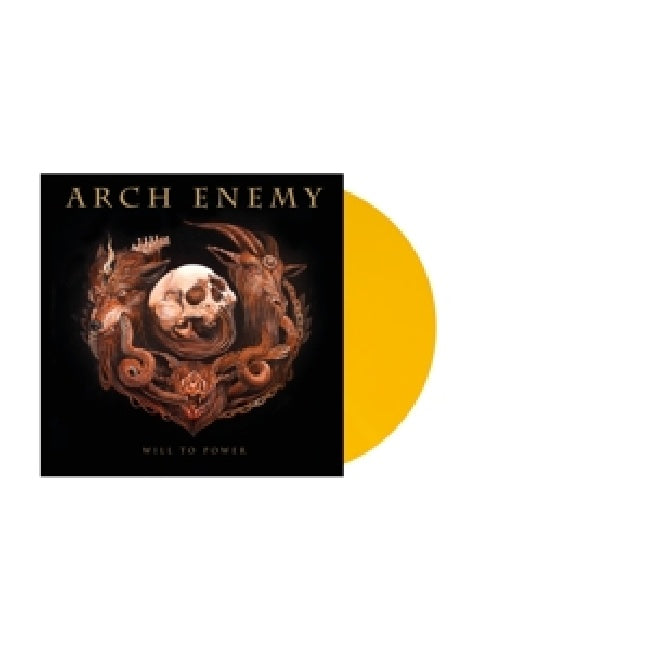 Arch Enemy - Will to power (re-issue 2023) (2023 Reissue / 180gr. Yellow Vinyl, High Quality, Coloured Vinyl LP)