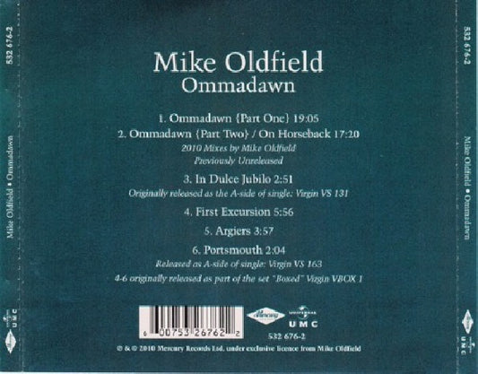 Mike Oldfield - Ommadawn (CD)