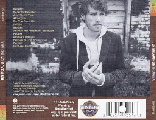 Jon Mclaughlin - Indiana (CD)