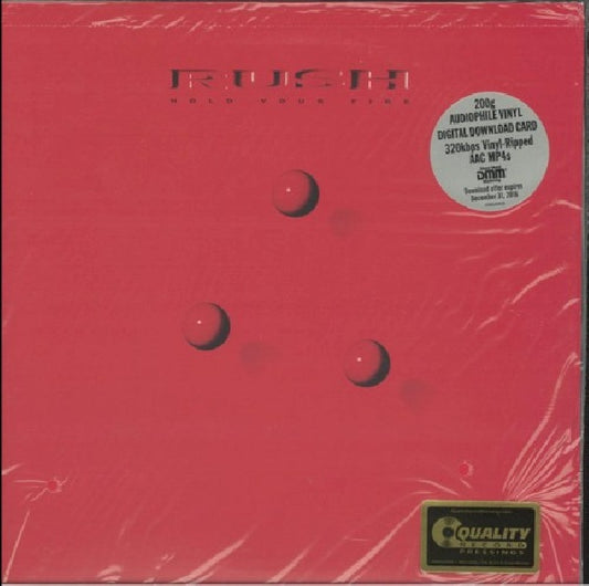 Rush - Hold your fire (180 Grams Vinyl + Download, High Quality LP)