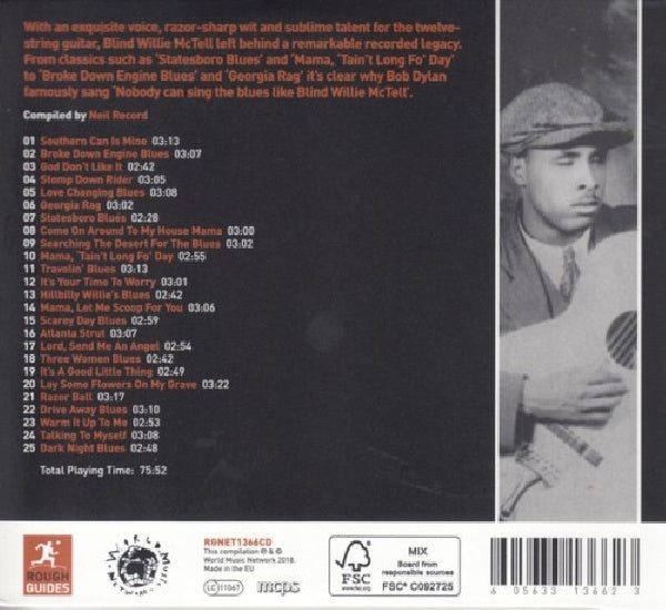 Blind Willie Mctell - Blind willie mctell. the rough guide (CD)