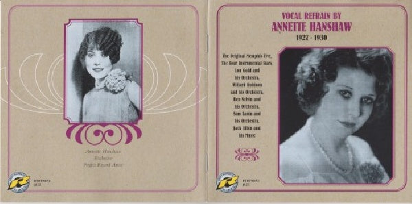 Annette Hanshaw - Vocal refrain (CD)