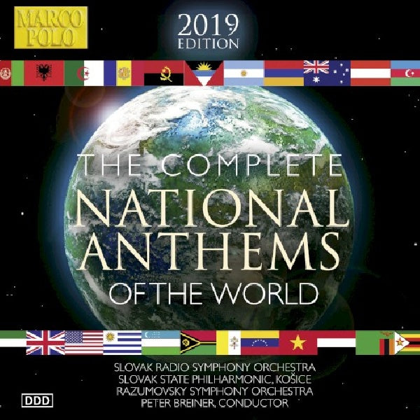 V/A (Various Artists) - Complete national anthems of the world 2019 (2019 Edition / Peter Breiner/Slovak Radio S.O. A.O. CD)