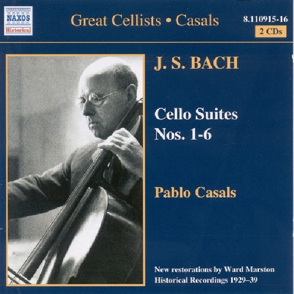 Johann Sebastian Bach - Great cellists-cello suit (...Suites 1-6/W/Pablo Casals-Cello CD)