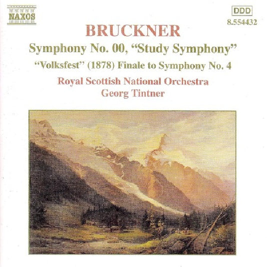 Anton Bruckner - Symphony no.00-study symp (W/Royal Scottish Nat.Orch., Georg Tintner-Cond. CD)