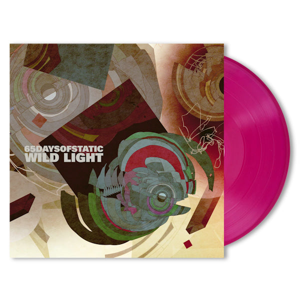 65daysofstatic - Wild light -coloured re-issue 2023- (2023 Re-Issue / 180gr. Transparent Magenta Vinyl, High Quality, Transparent, Coloured Vinyl LP)