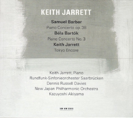 Keith Jarrett - Samuel barber/bela bartok (Davies/Akiyama/New Japa Po/Rsosb CD)
