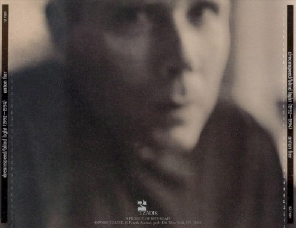 Anton Fier - Dreamspeed/blindlight (Ex-Feelies Drummer & Golden Palominos Mastermind W/Help CD)