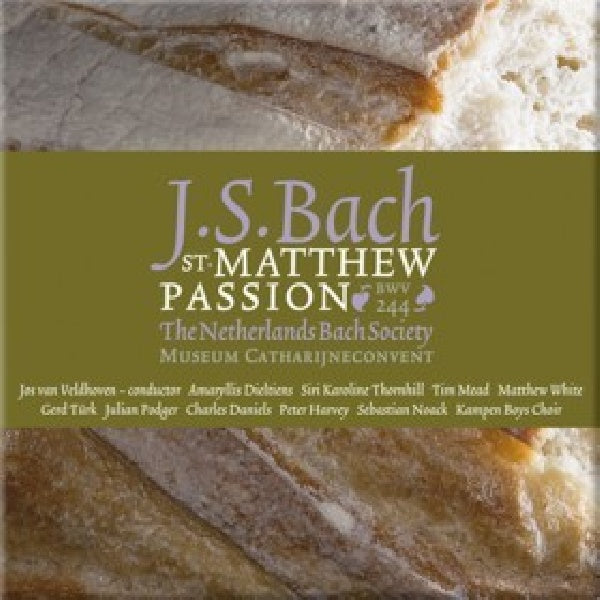 Johann Sebastian Bach - St. matthew-passion (Netherlands Bach Society/Jos Van Veldhoven, Super Audio CD CD)