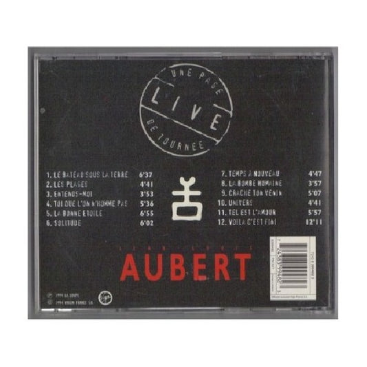 Jean Aubert -louis - Une page de tournee (CD)