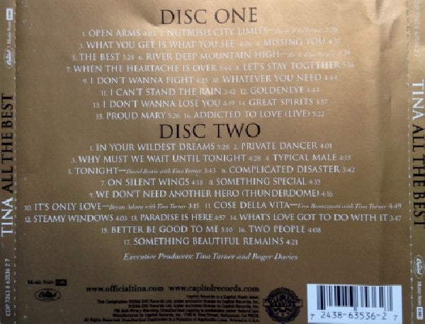 Tina Turner - All the best (Incl. 3 Unreleased Tracks CD)