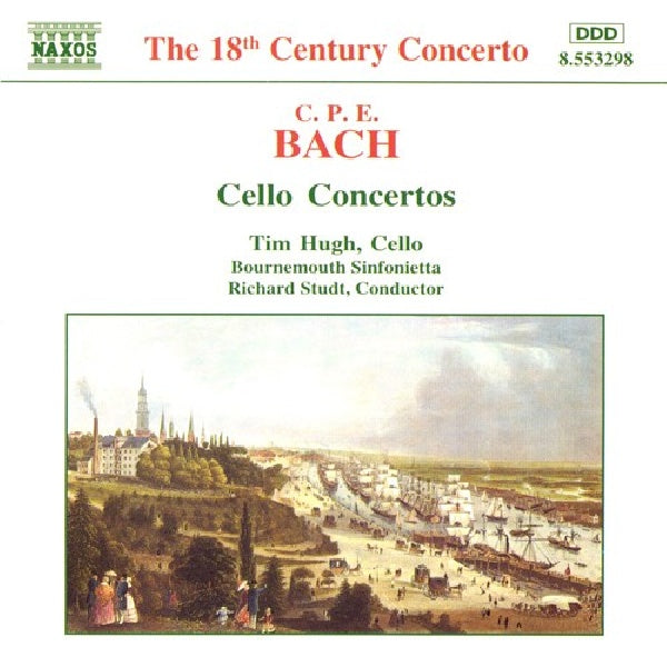 C.p.e. Bach - Cello concertos (-Cello:Tim Hugh/Bournemouth Sinfonietta/Richard Studt CD)