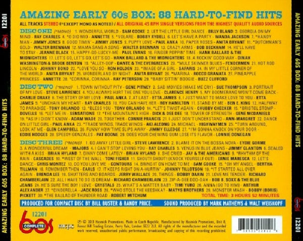 Various - Amazing early 60s box: 88 hard-to-find hits (CD)
