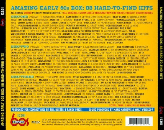 Various - Amazing early 60s box: 88 hard-to-find hits (CD)