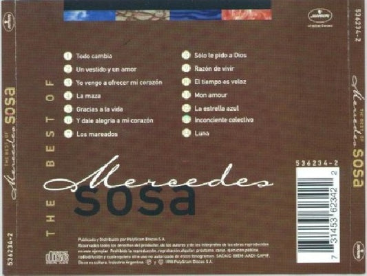 Sosa, Mercedes - Best of mercedes sosa (CD)