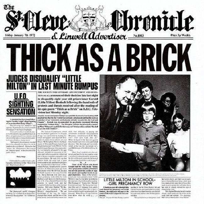 Jethro Tull - Thick As a Brick (CD)