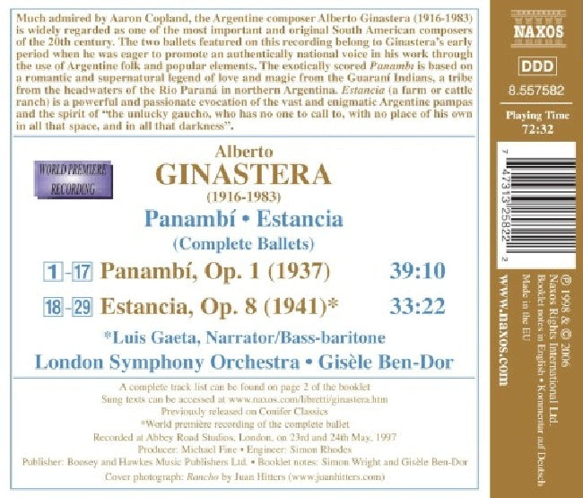 A. Ginastera - Panambi/estancia (London S.O./Ben-Dor CD)