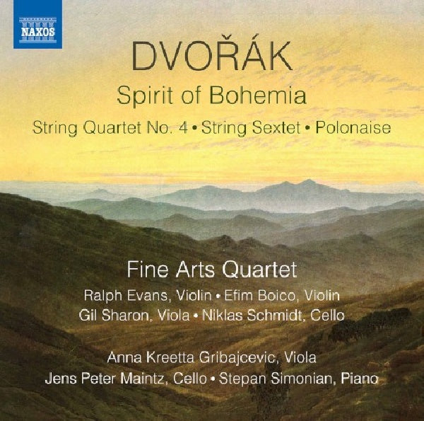 Fine Arts Quartet - Dvorak: spirit of bohemia (Anna Kreetta Gribajcevic CD)