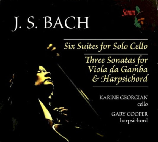 Johann Sebastian Bach - Cello suites/sonatas for viola da gamba (Georgian/Cooper CD)