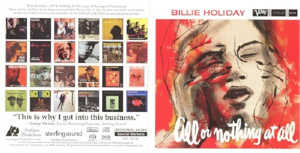 Billie Holiday - All or nothing at all (Hybrid Mono Sacd CD)