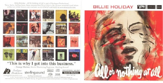 Billie Holiday - All or nothing at all (Hybrid Mono Sacd CD)