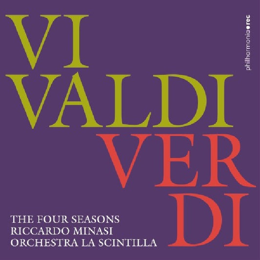 Riccardo Minasi - Vivaldi-verdi: the four seasons (Orchestra La Scintilla CD)