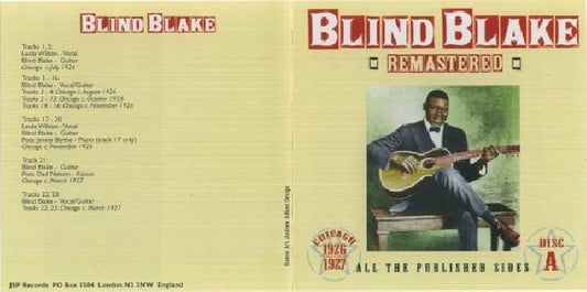 Blind Blake - All the published sides (110 Tracks of Pure Country Blues Pickin' CD)