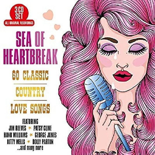 V/A (Various Artists) - Sea of heartbreak (60 Classic Country Love Songs CD)