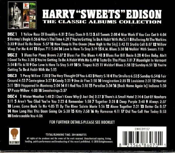 Harry 'sweets' Edison - Classic album collection (CD)